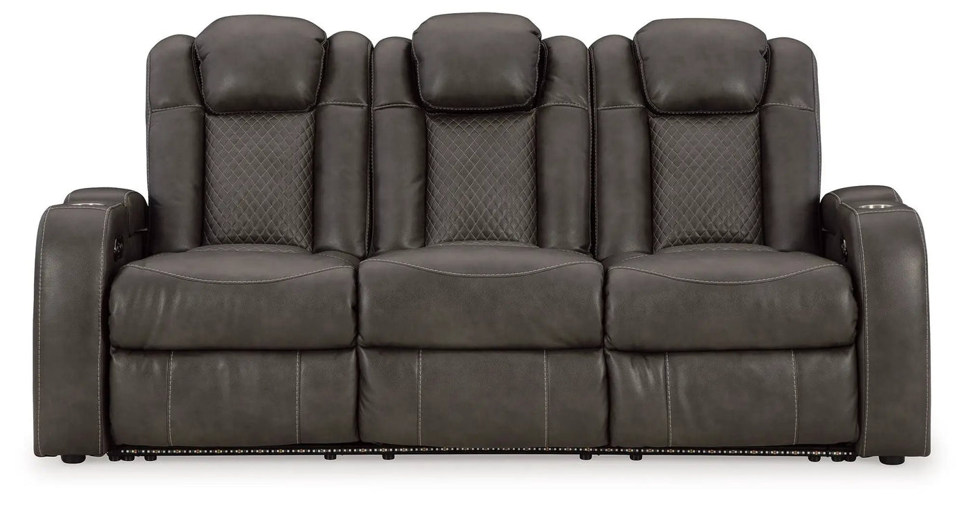 Fyne-dyme - Power Reclining Sofa With Adj Headrest by Unique Piece Furniture