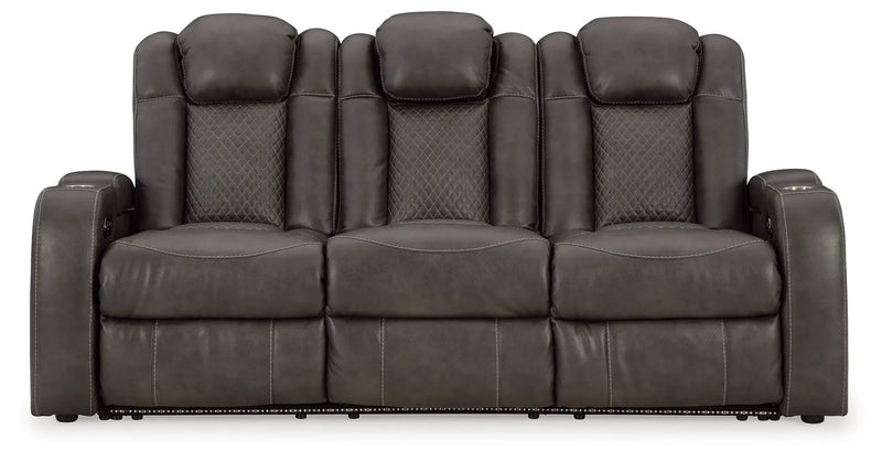 Fyne-dyme - Power Reclining Sofa With Adj Headrest by Unique Piece Furniture