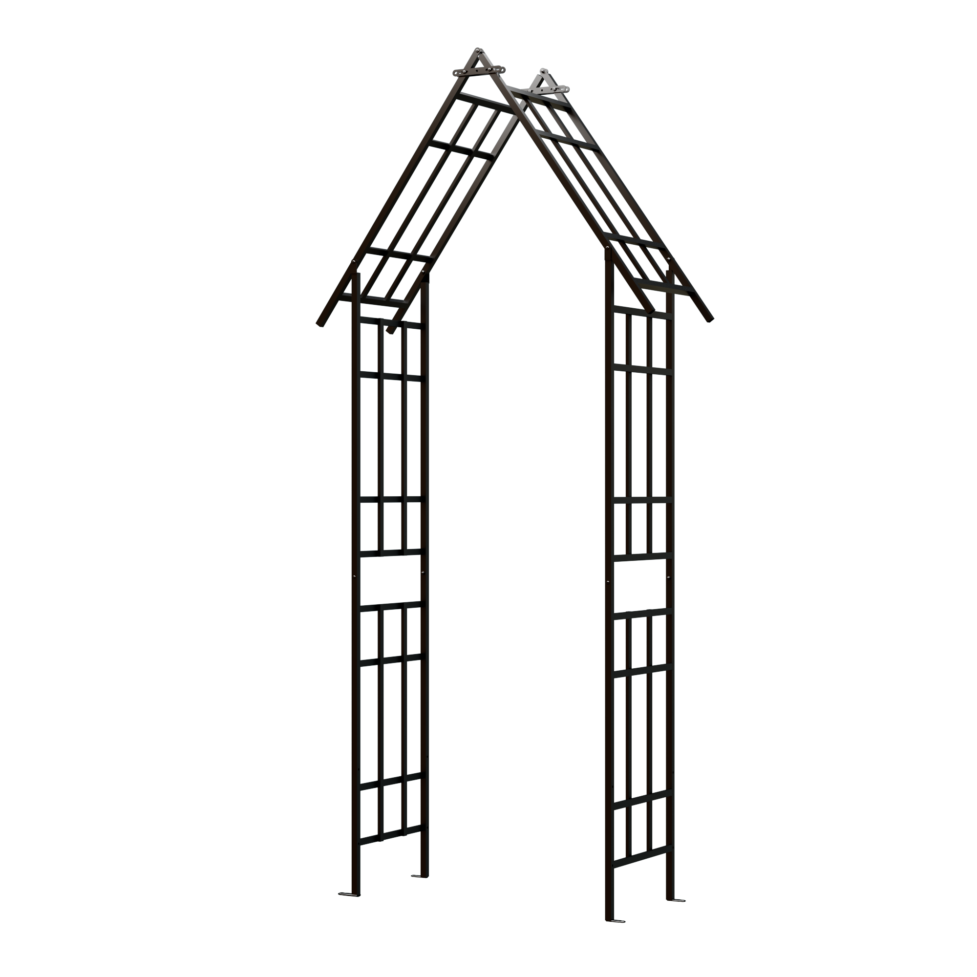 Metal Garden Arch with Adjustable Width for Climbing Plants by HouseOfZazla