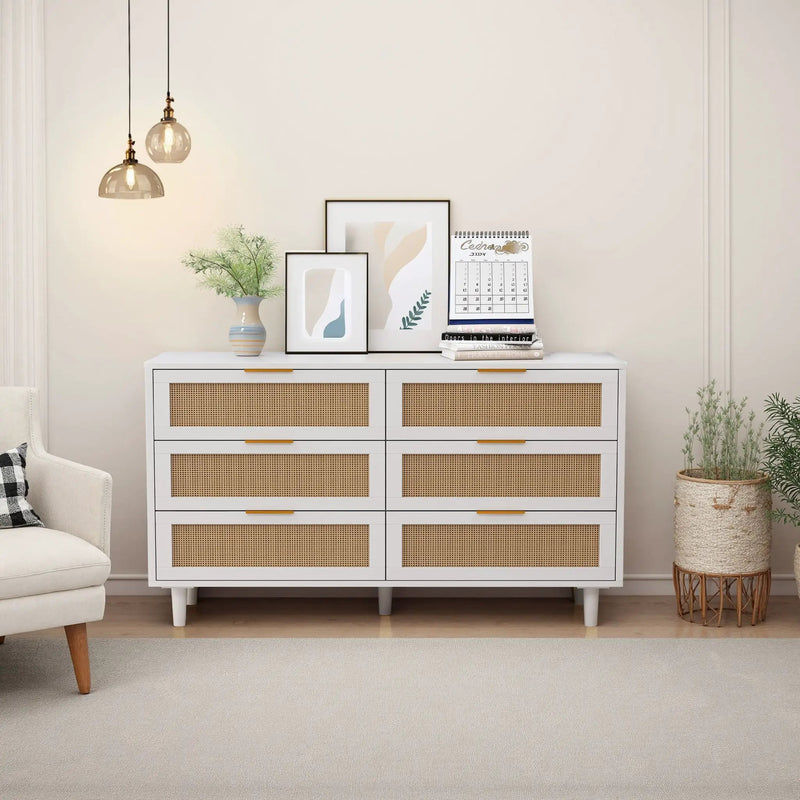 6 Drawer Storage Modern Cabinet For Bedroom by Unique Piece Furniture