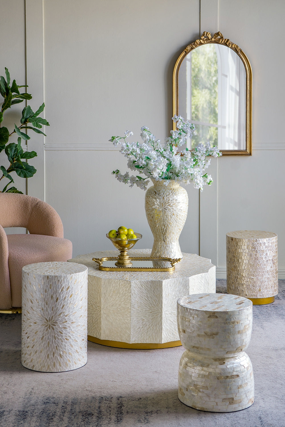 14" Decorative Drum Stool, photo 7 of 7
