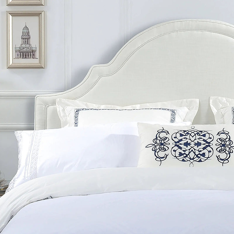 Catherine Upholstered King Headboard, Antique by HouseOfZazla