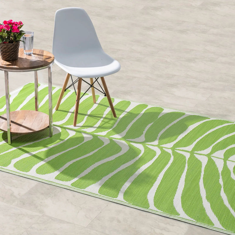 Hilo - Green Outdoor Rug for Patio by Fab Habitat