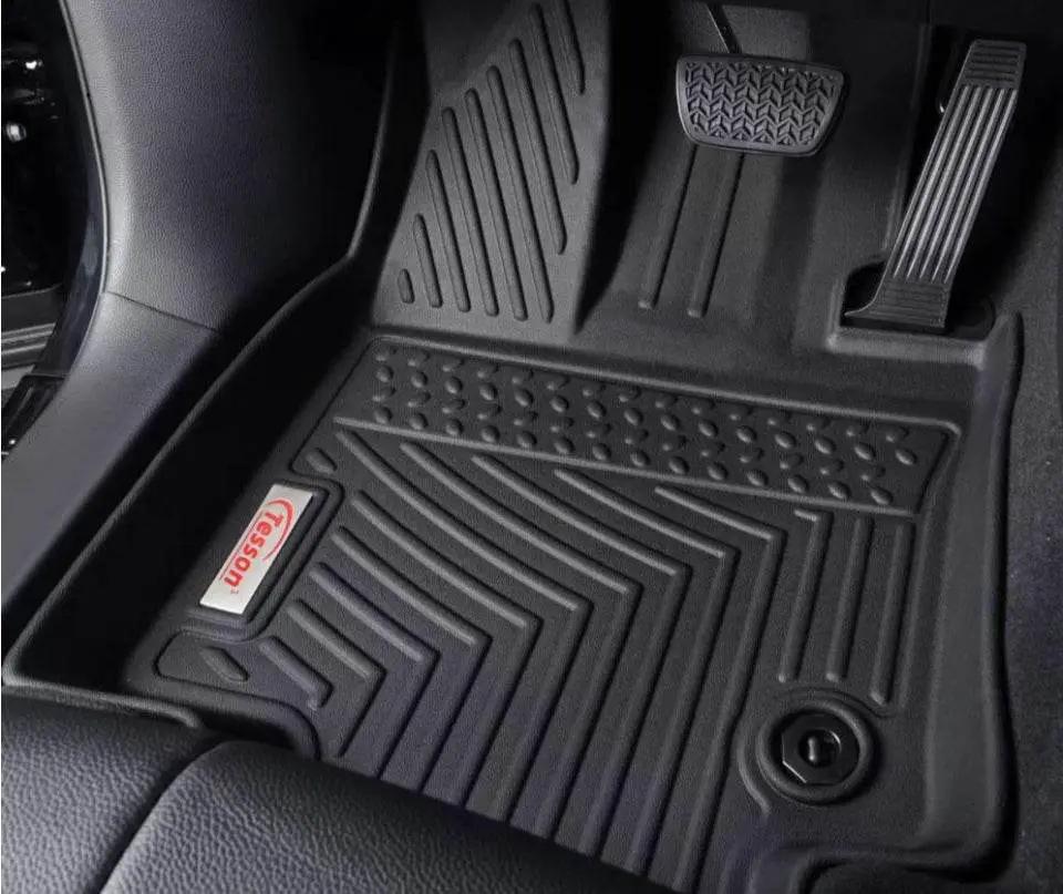 TESSON Black Floor Mats 2 Row Liners Set & Cargo Liners Custom Fit for 2023 2024 Lexus RX350/RX350h/RX500h(RX All Models),All Weather Waterproof TPE R by Selzalot