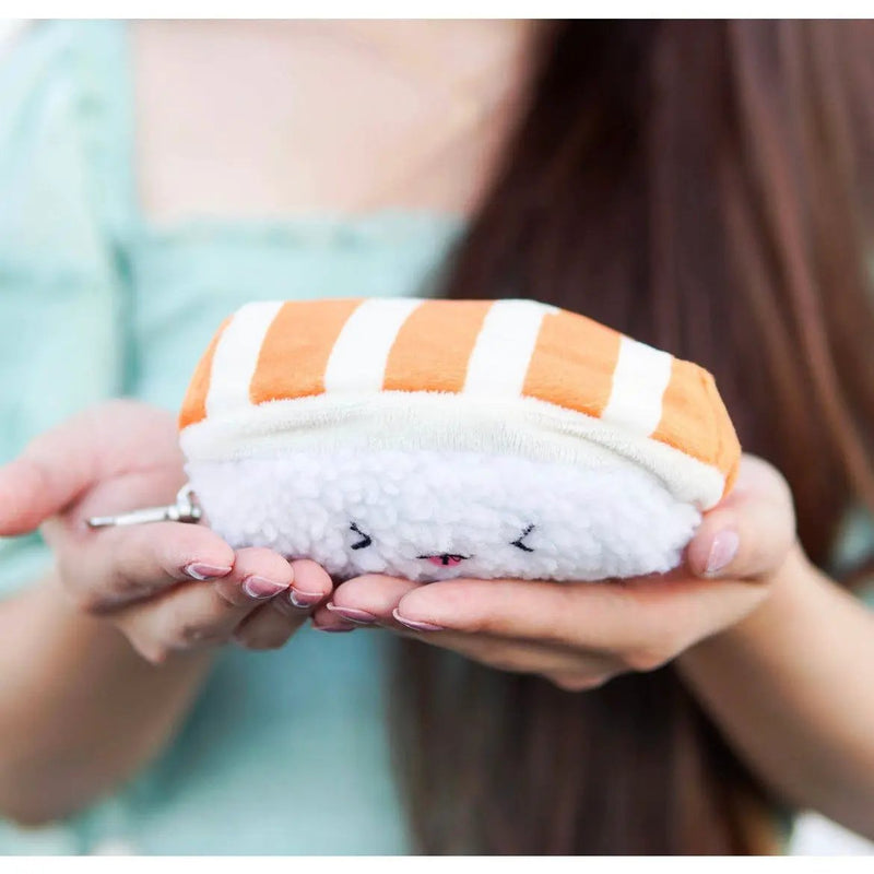 Sushi Plush Keychain 5 Soft Cute Design (Salmon) by Selzalot