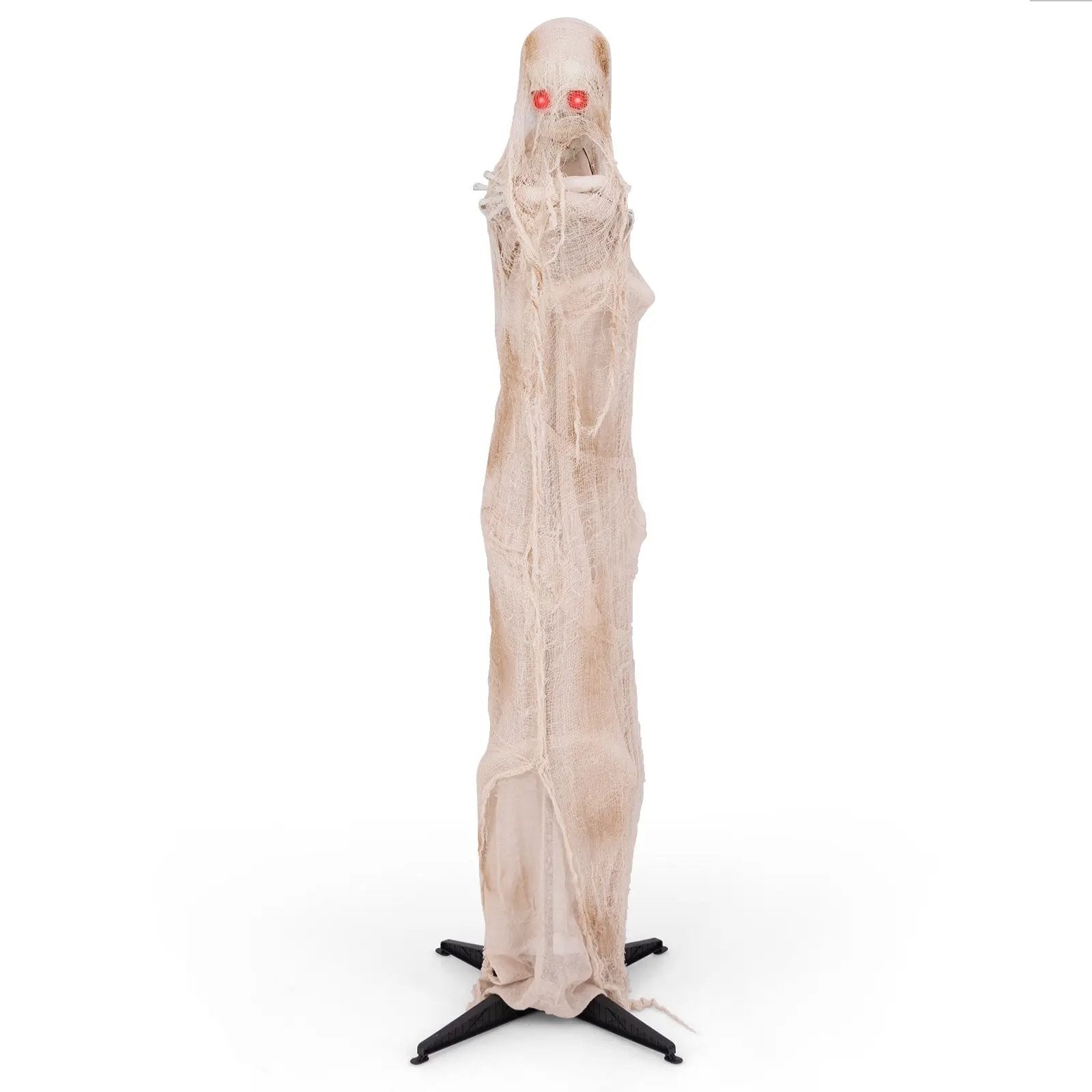 6FT Halloween Animated Standing Mummy with LED Red Glowing Eyes by DirectDeals