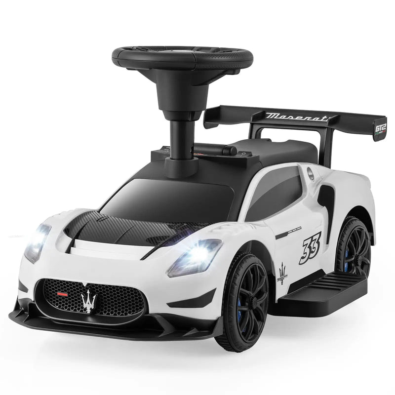 6V Electric Kids Ride on Push Car Maserati Licensed with Foot Pedal and Music by DirectDeals