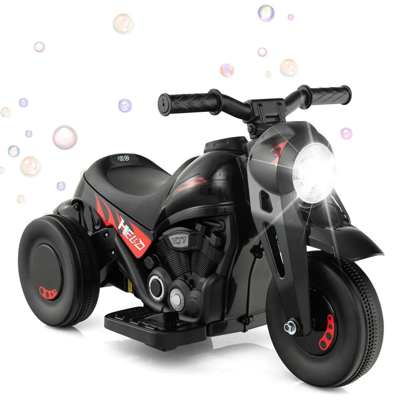 6V Kids Electric Ride on Motorcycle with Bubble Maker and Music by DirectDeals