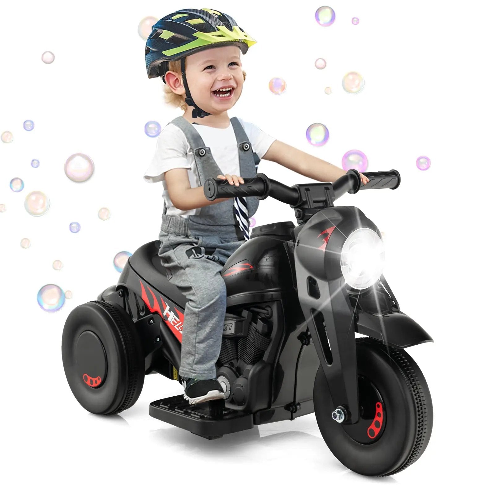 6V Kids Electric Ride on Motorcycle with Bubble Maker and Music by DirectDeals