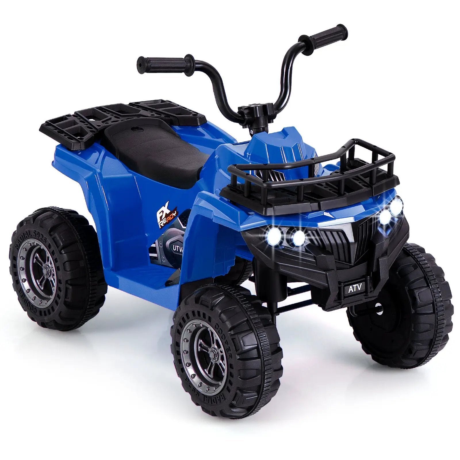 6V Kids Ride On Electric ATV with LED Headlights and MP3 Player by DirectDeals
