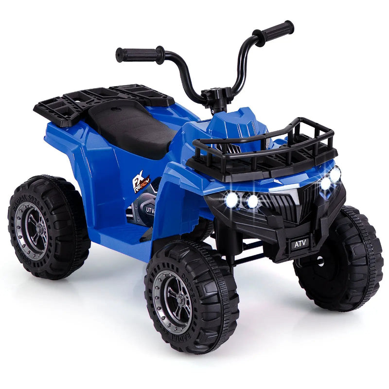 6V Kids Ride On Electric ATV with LED Headlights and MP3 Player by DirectDeals