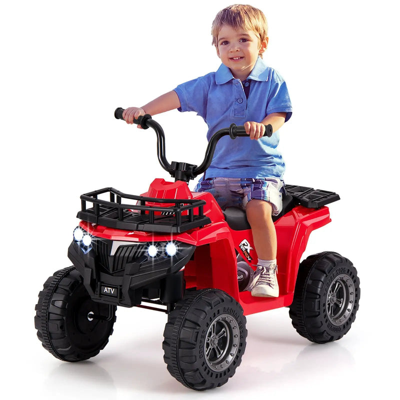 6V Kids Ride On Electric ATV with LED Headlights and MP3 Player by DirectDeals