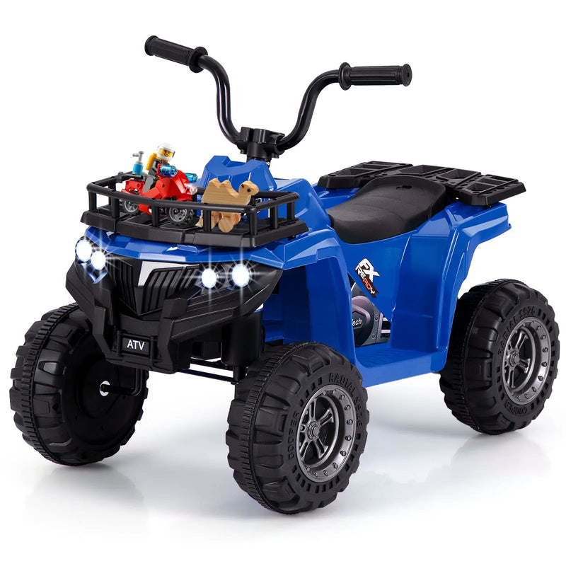 6V Kids Ride On Electric ATV with LED Headlights and MP3 Player by DirectDeals