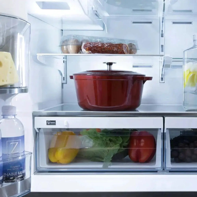 ZLINE 36" Autograph French Door Refrigerator, Ice & Water, Stainless Steel RFMZ-W-36-FCB by Farmhouse Kitchen and Bath