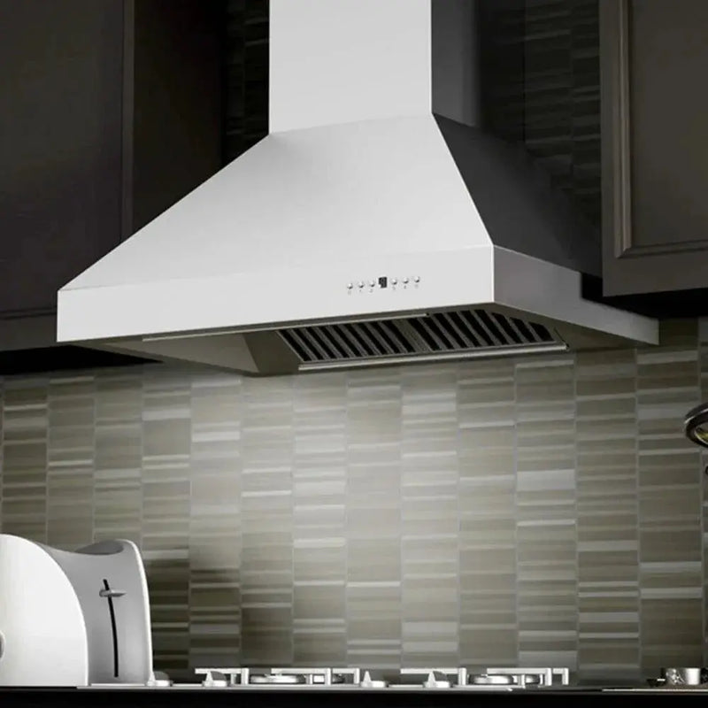 ZLINE 48" Remote Blower Wall Mount Range Hood in Stainless Steel, 697-RS-48-400 by Farmhouse Kitchen and Bath
