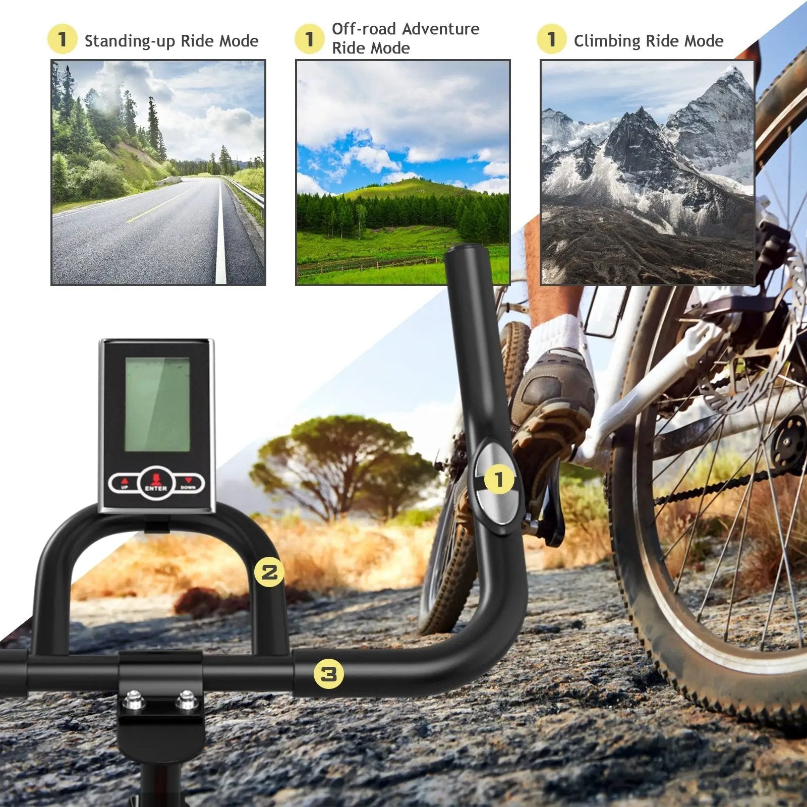 30 lbs Family Fitness Aerobic Exercise Magnetic Bicycle by DirectDeals