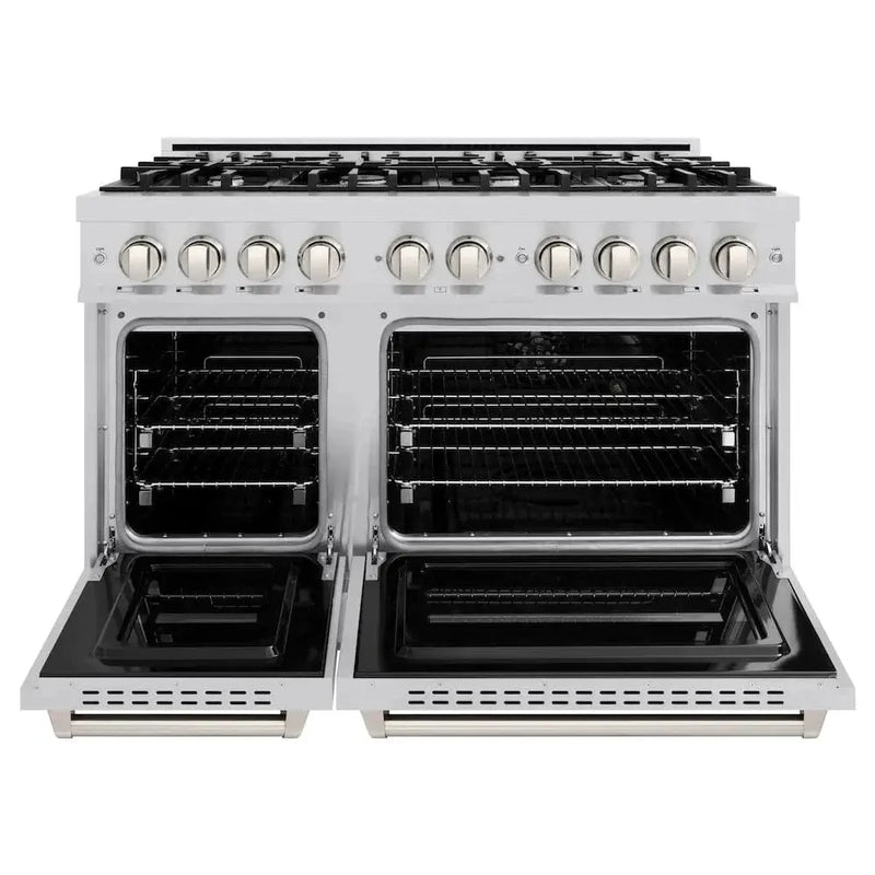ZLINE 48"Classic Gas Range, Convection Gas Oven, Stainless Steel, CGR48 by Farmhouse Kitchen and Bath