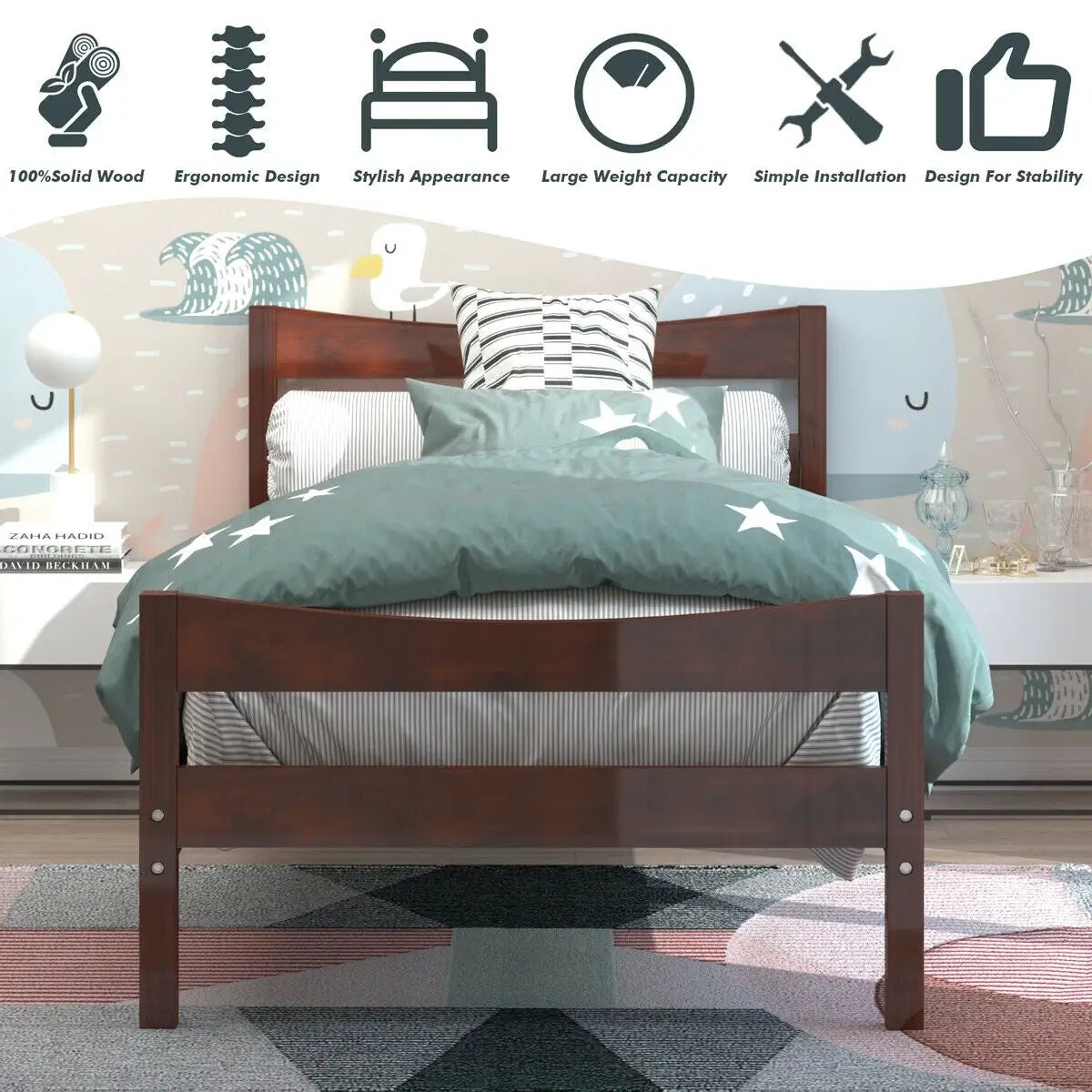 Twin Size Rustic by DirectDeals