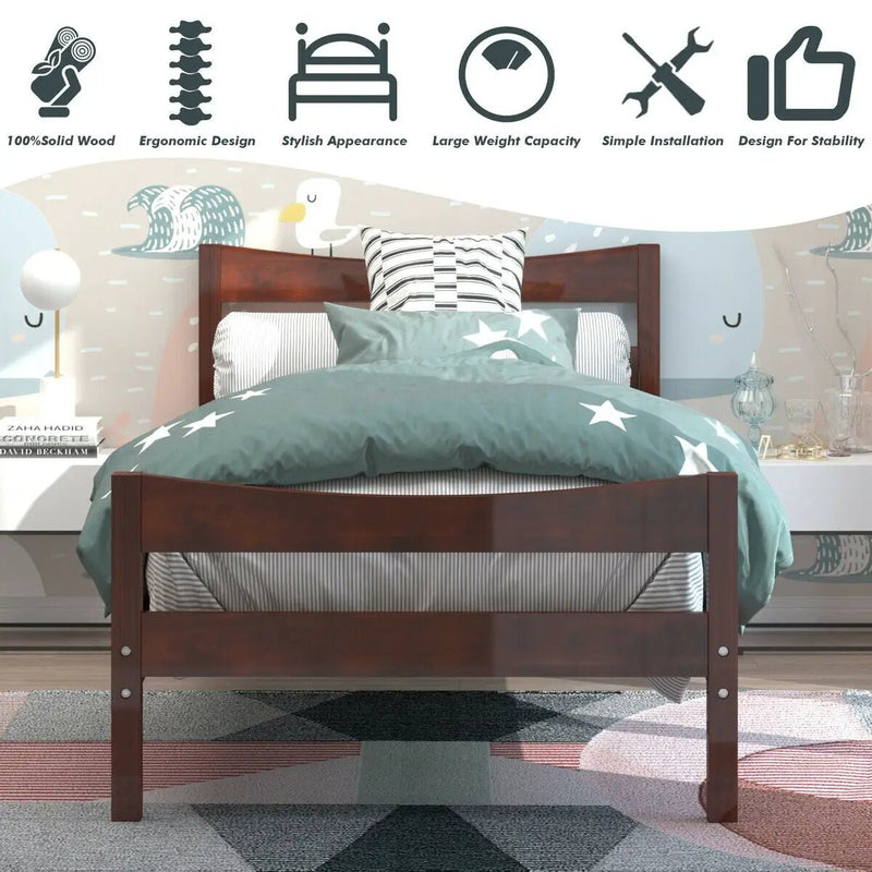 Twin Size Rustic by DirectDeals