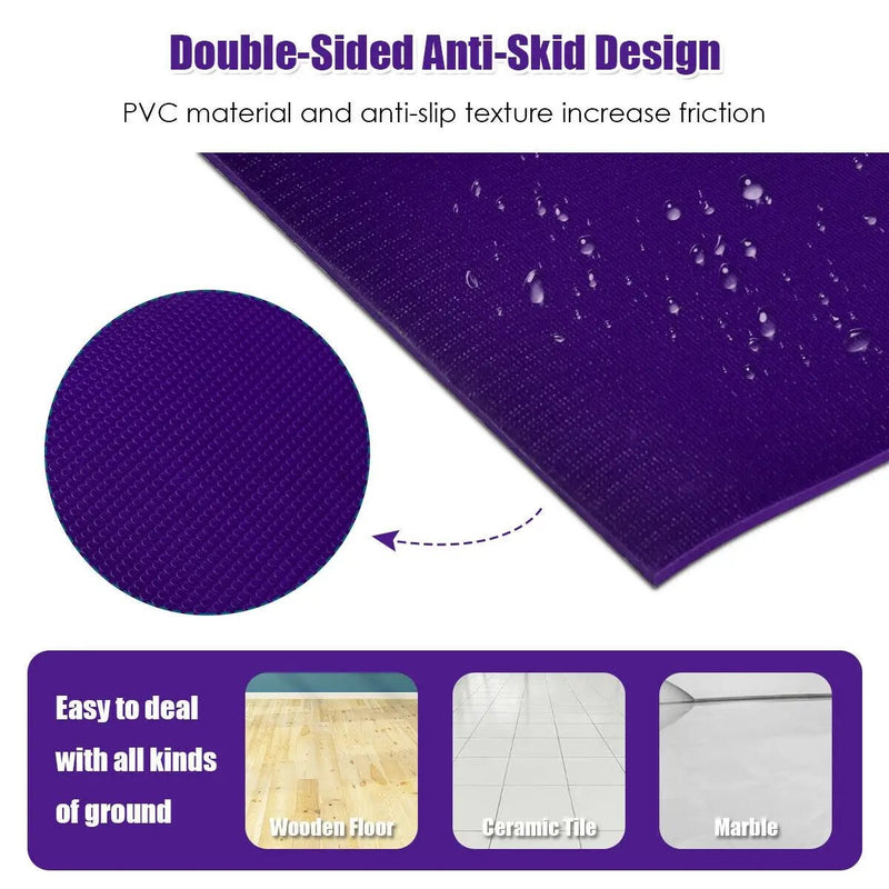 Large Yoga Mat 6' x 4' x 8 mm Thick Workout Mats by DirectDeals