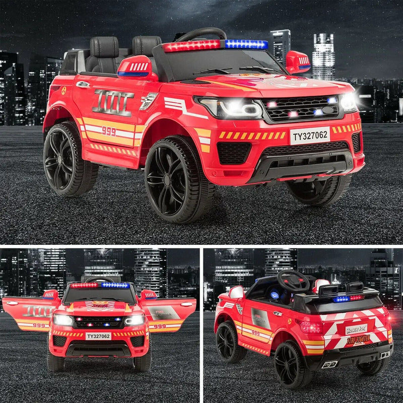 12V Kids Electric Ride On Car with Remote Control-Red by DirectDeals