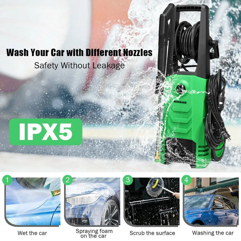 3500PSI Electric Pressure Washer with Wheels by DirectDeals