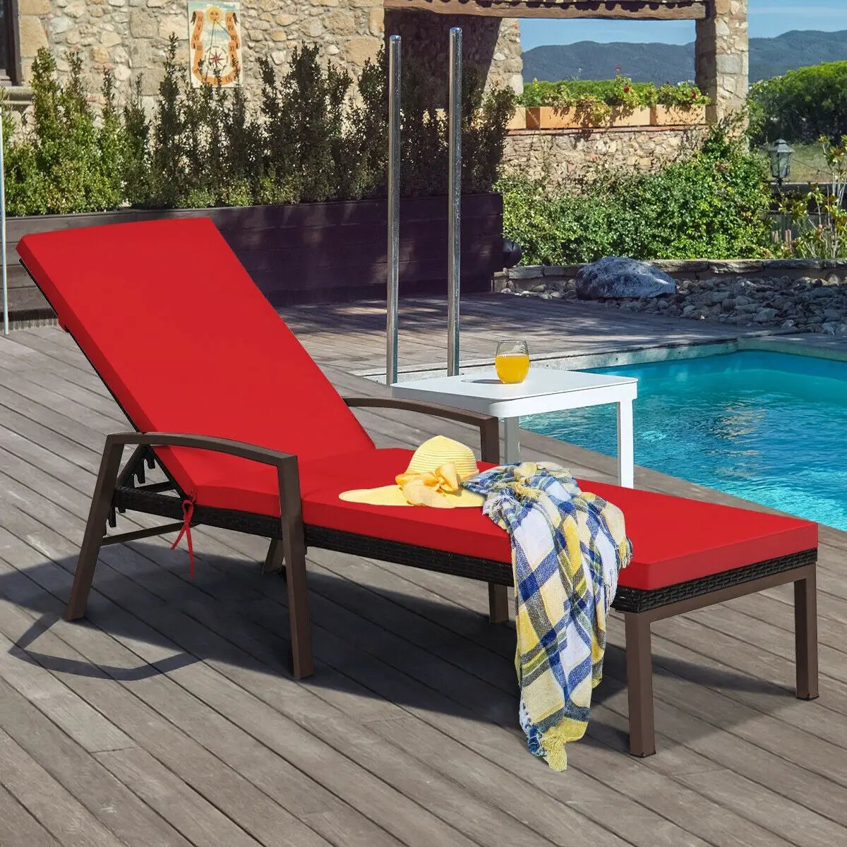 2 Pieces Patio Rattan by DirectDeals
