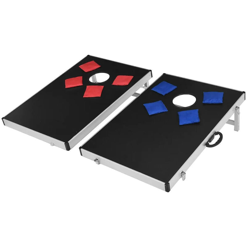 Cornhole Set with Foldable Design and Side Handle by DirectDeals