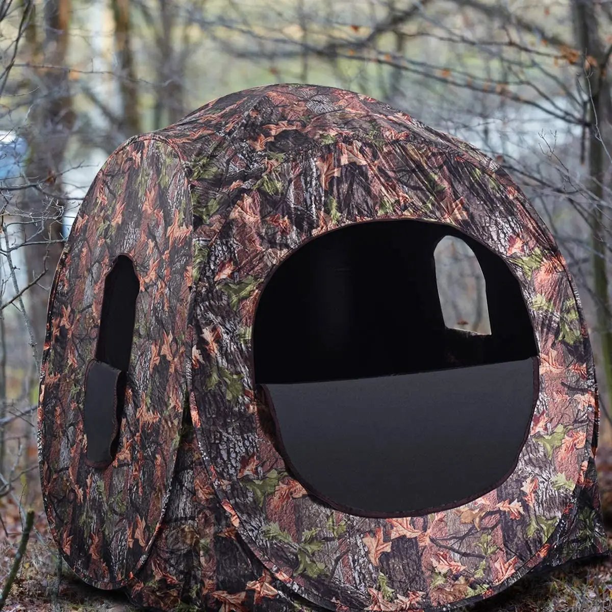 Portable Pop up Ground Camo Blind Hunting Enclosure by DirectDeals