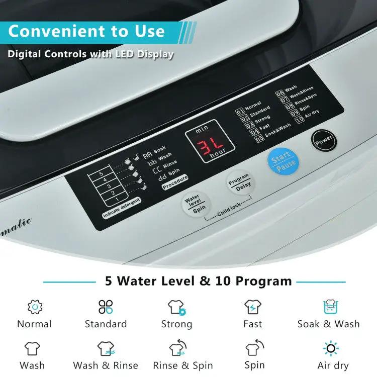 Portable Washer w/ Drain Pump by DirectDeals