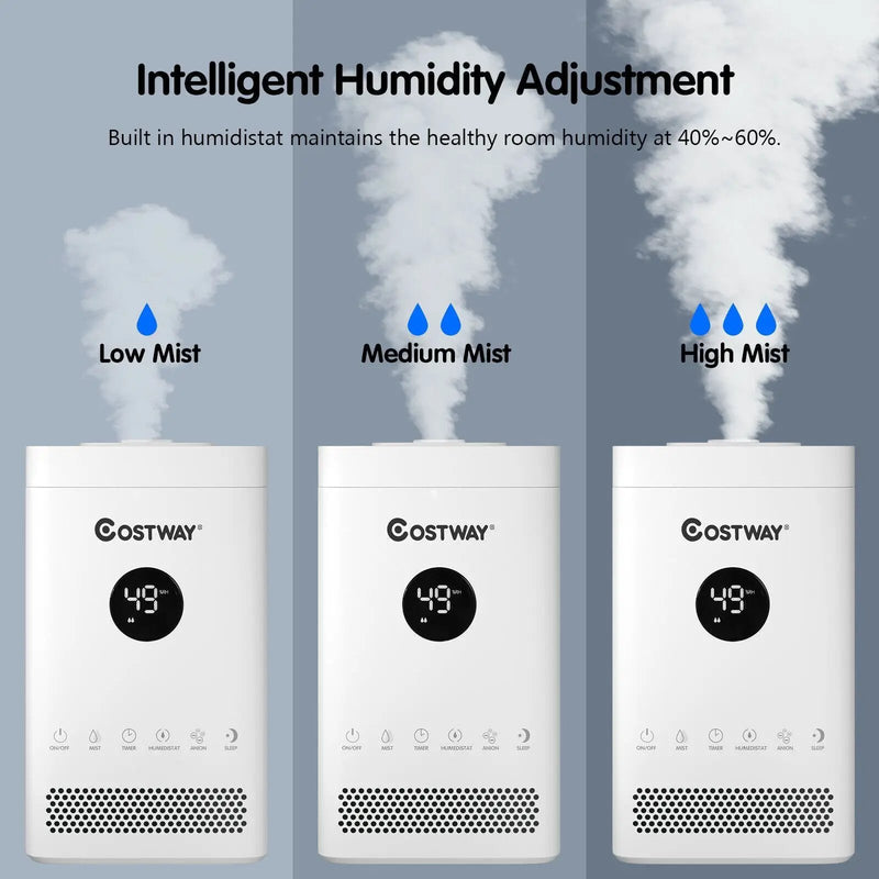 3.5L Quiet Top Fill Air Humidifier with Multiple Mode by DirectDeals