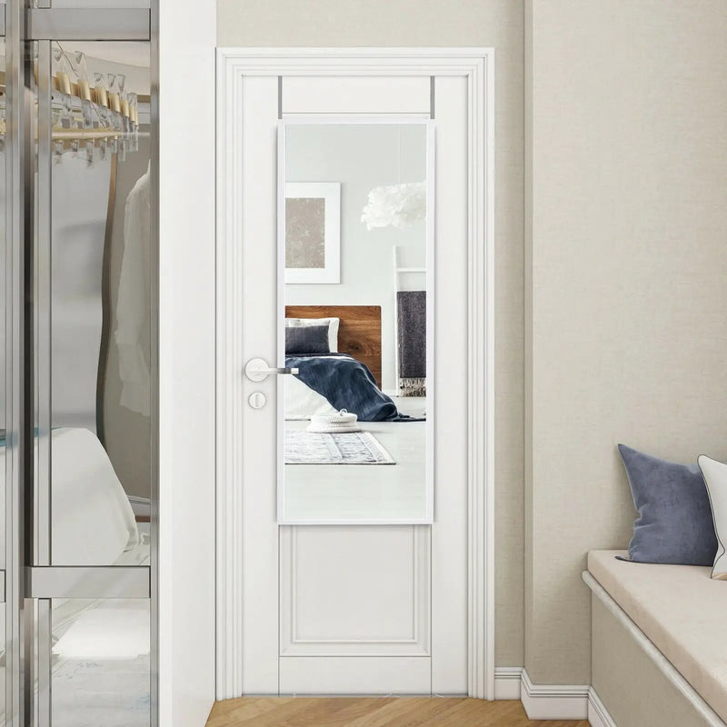 Full Length Metal Door Mirror with Adjustable Hook by DirectDeals