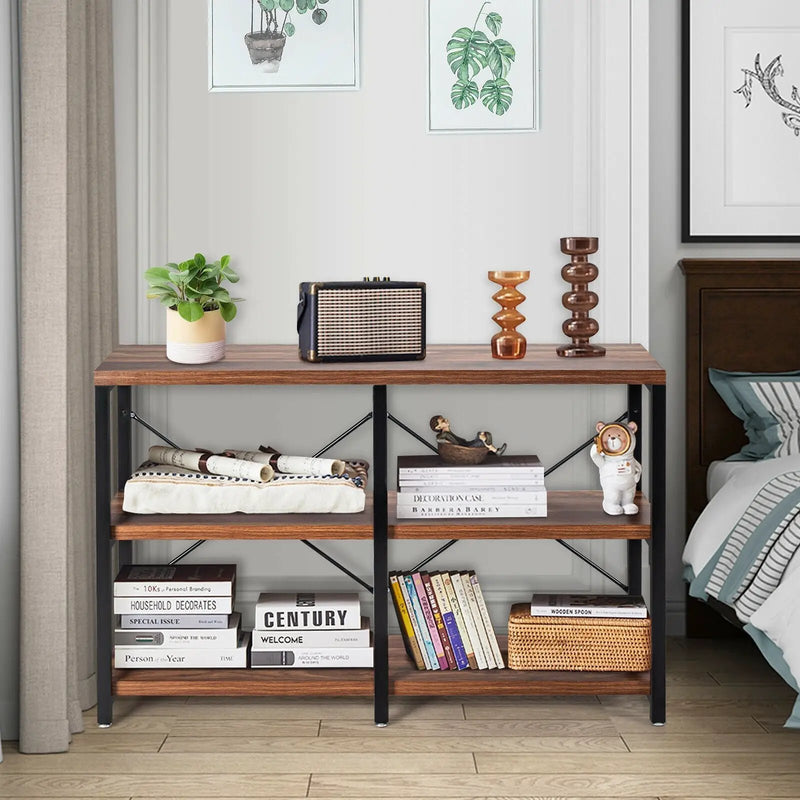3 Tier 47 Inch Console Metal Frame Sofa Table by DirectDeals
