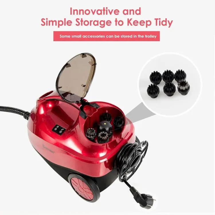 2000W Heavy Duty Multi-purpose Steam Cleaner Mop with Detachable Handheld Unit by DirectDeals