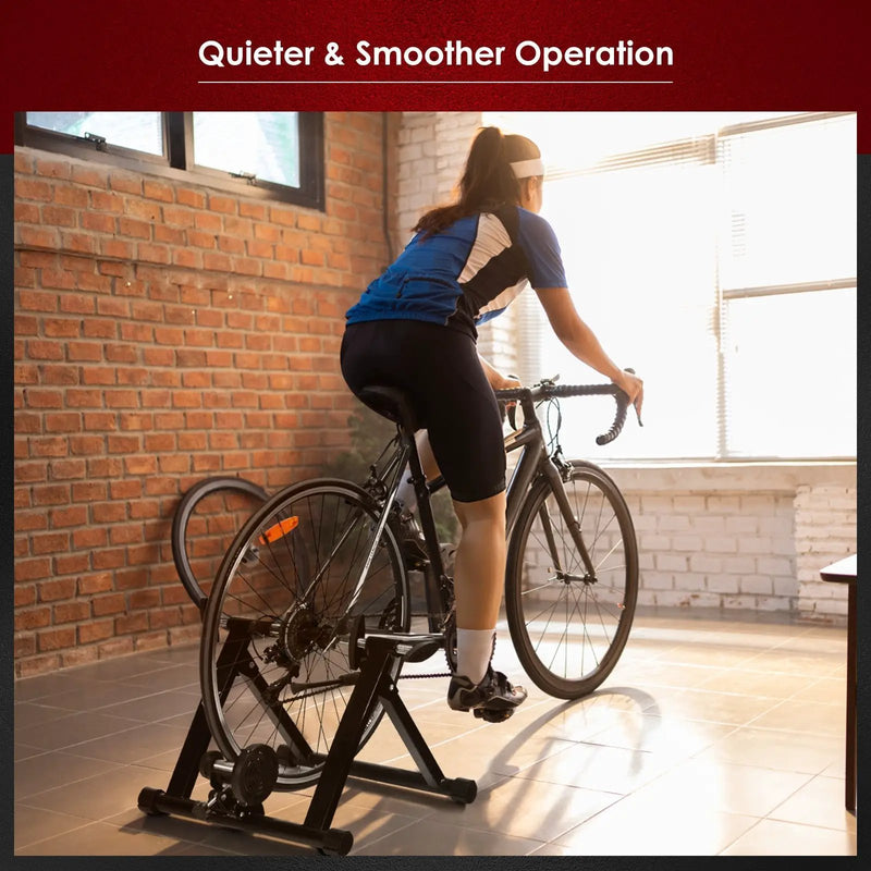 Folding Indoor Bike Trainer Stand for 26-28 Inch Wheels by DirectDeals
