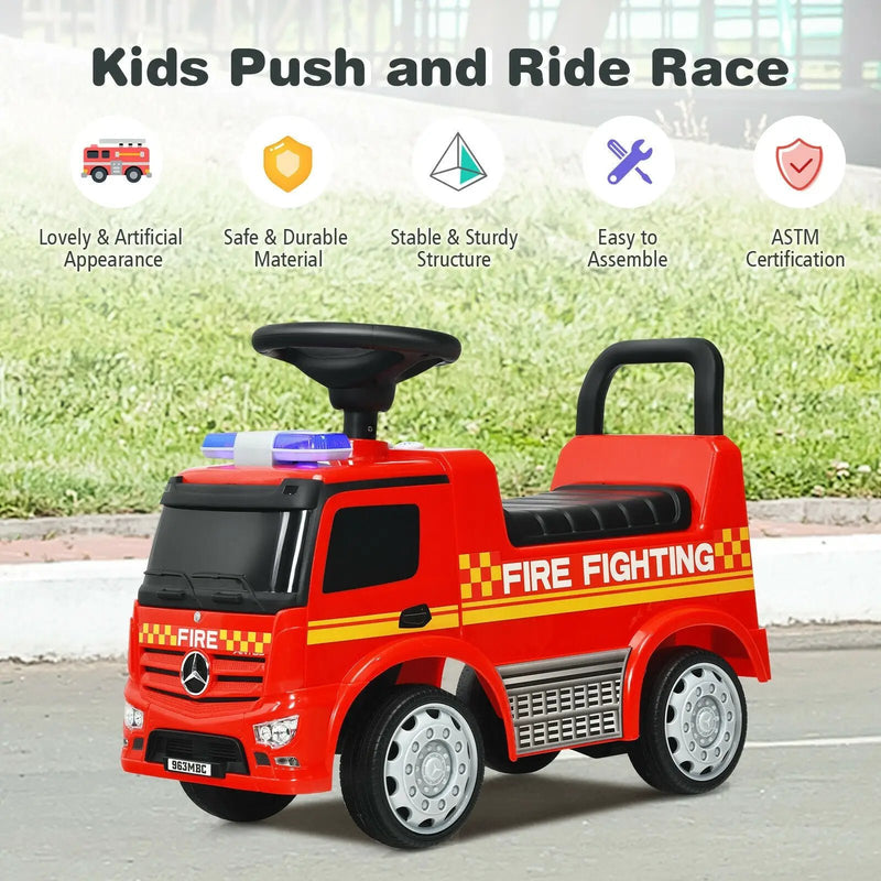 Licensed Mercedes Benz Kids Fire Engine Racer by DirectDeals