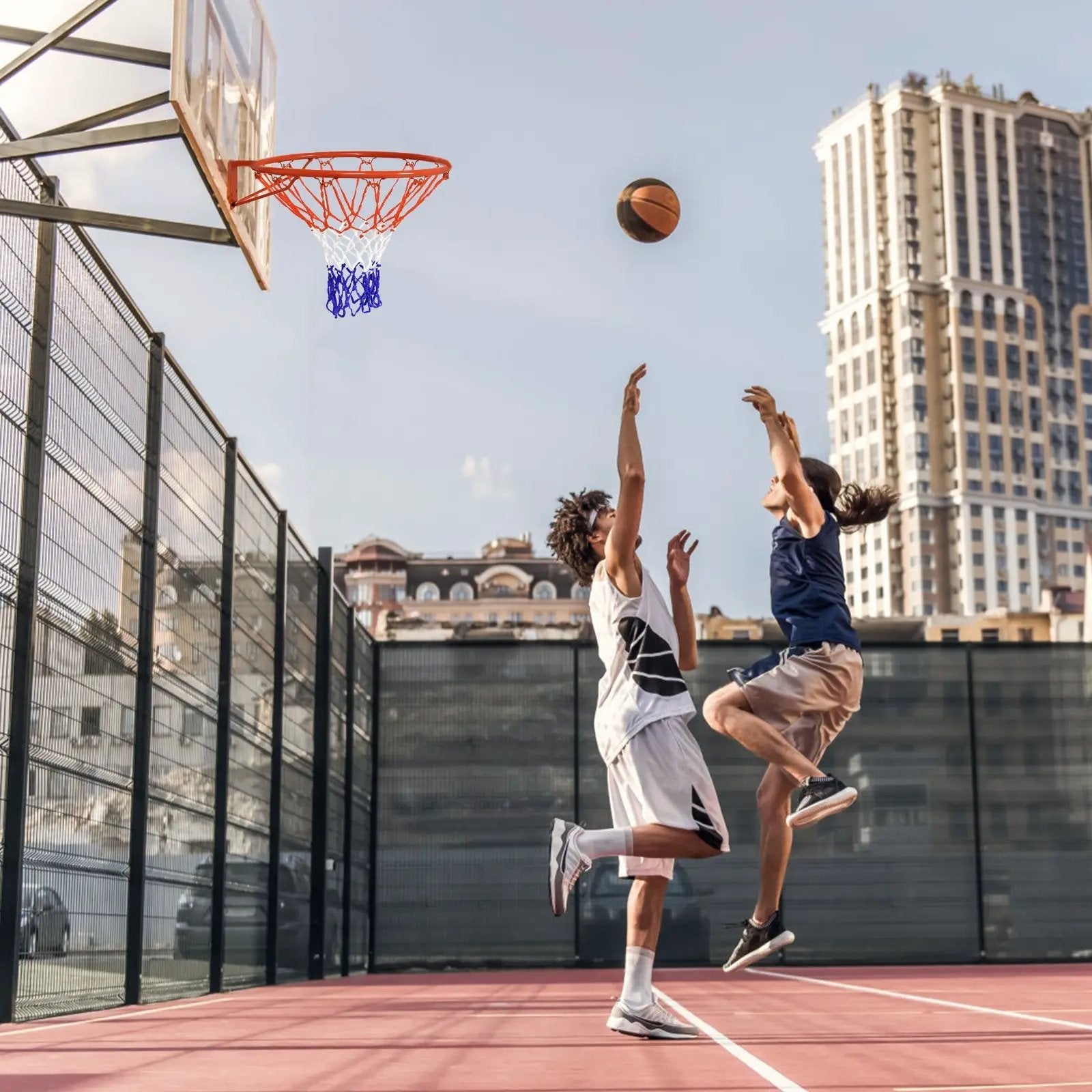 18 Inch Replacement Basketball Rim with All-Weather Net by DirectDeals