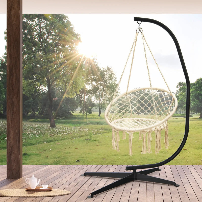 Solid Steel C Hammock Frame Stand by DirectDeals