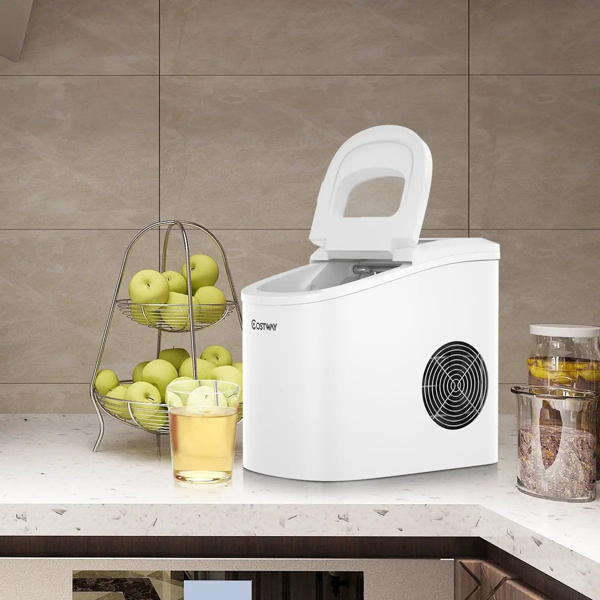 Mini Portable Compact Electric Ice Maker Machine by DirectDeals
