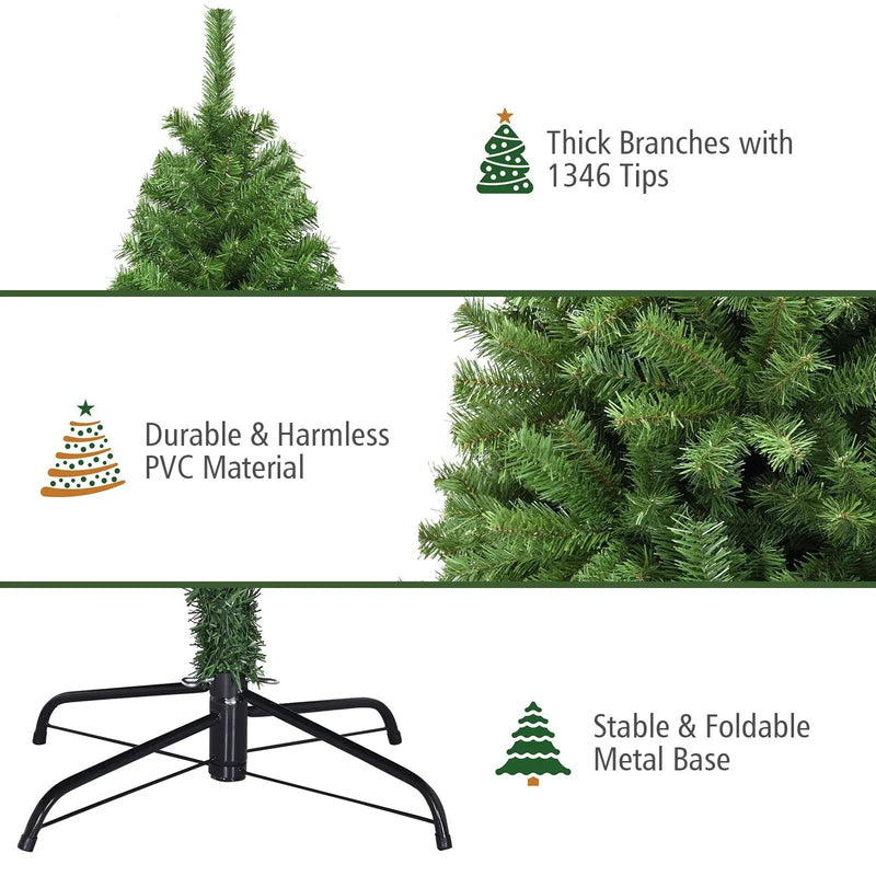 PVC Artificial Christmas Tree Premium Hinged by DirectDeals