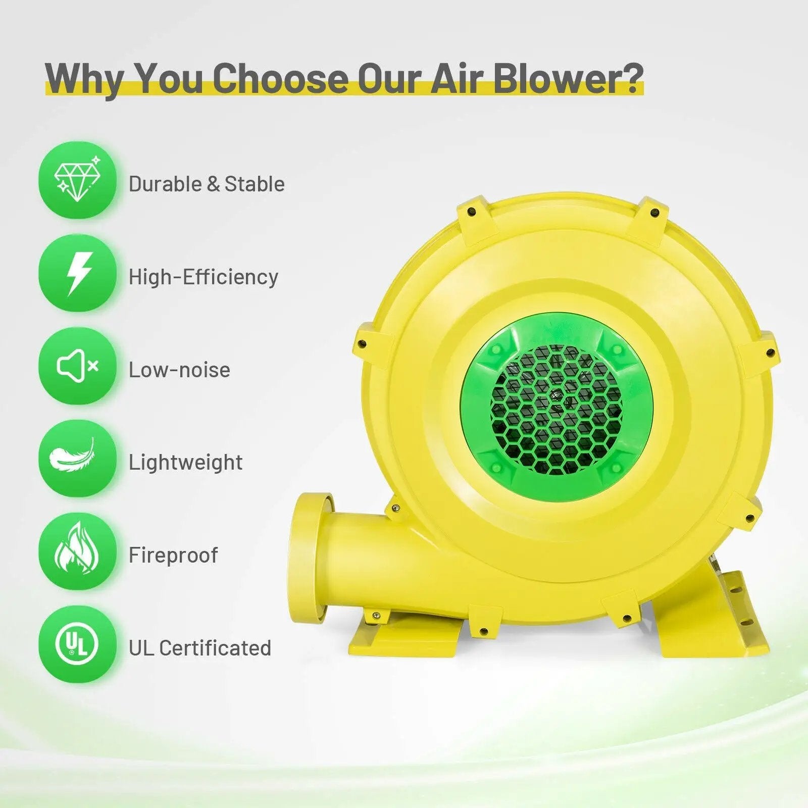 1100W Air Blower Inflatable Blower for Inflatable Bounce House by DirectDeals
