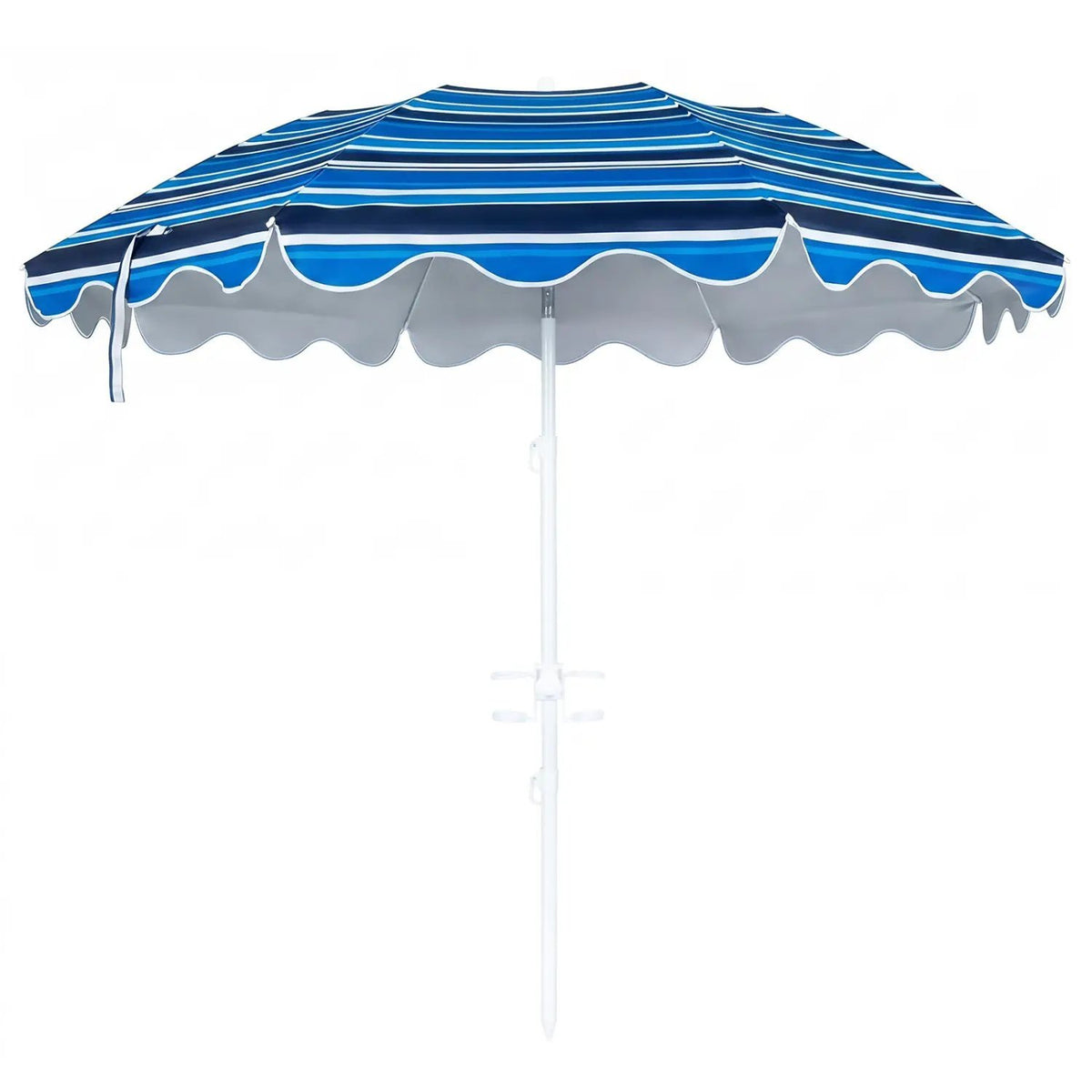 Beach Umbrella 6.5 FT with UPF 50+ Sun Protection & Sand Anchor by DirectDeals