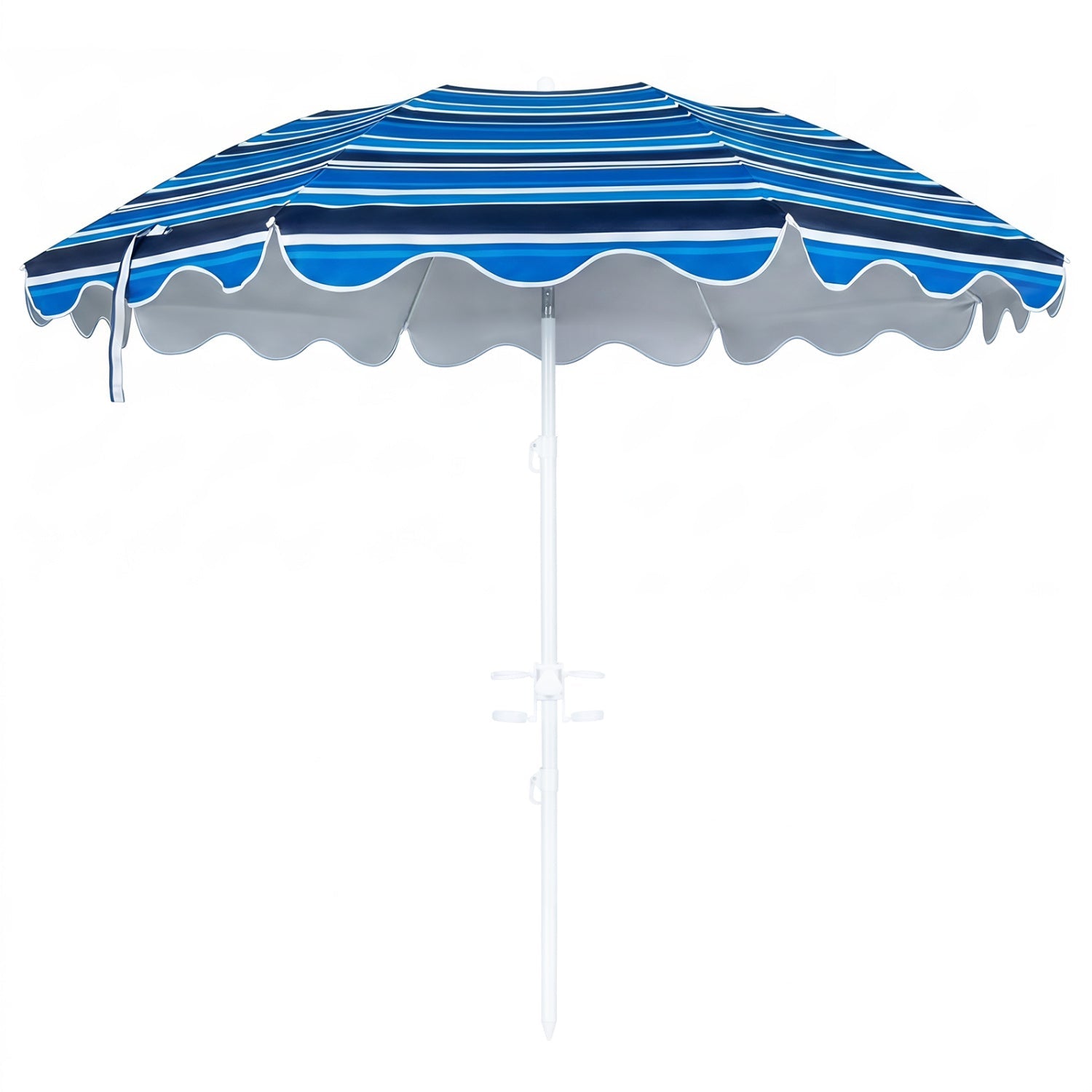 Beach Umbrella 6.5 FT with UPF 50+ Sun Protection & Sand Anchor by DirectDeals