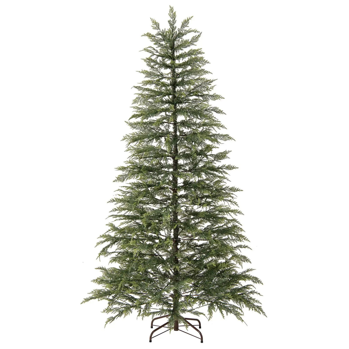 7.5 Feet Artificial Christmas Tree with Branch Tips and Colorful LED Lights by DirectDeals