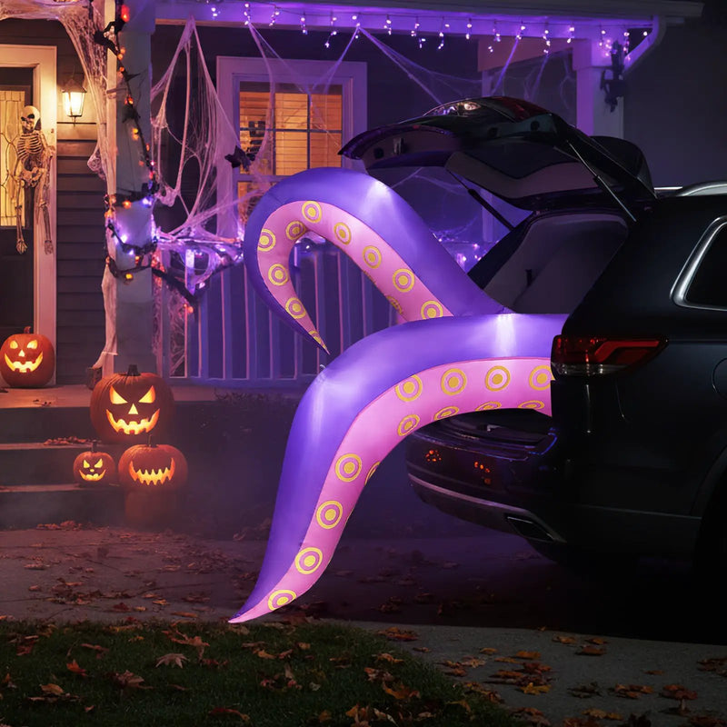 6.5 Ft Inflatable Tentacles with LED Lights and Suction Cups by DirectDeals