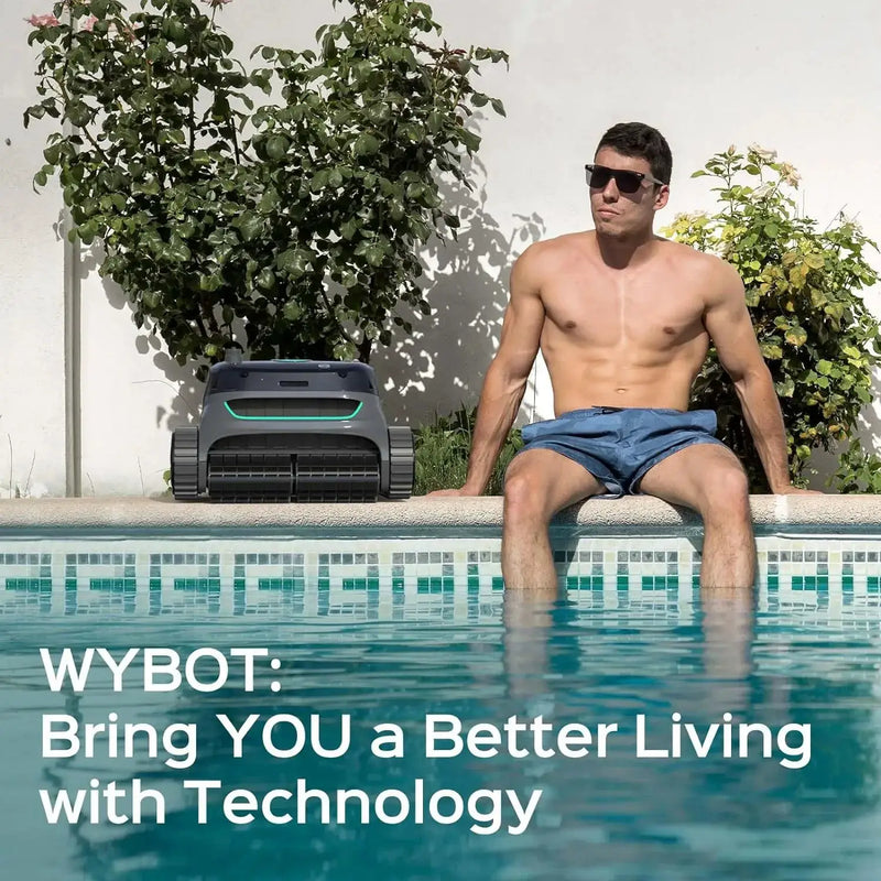 WYBOT S2 High-end Cordless Robotic Pool Cleaner by WYBOT