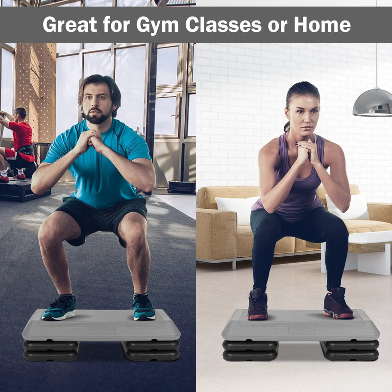 29 Inch Adjustable Workout Fitness Aerobic Stepper Exercise Platform by DirectDeals