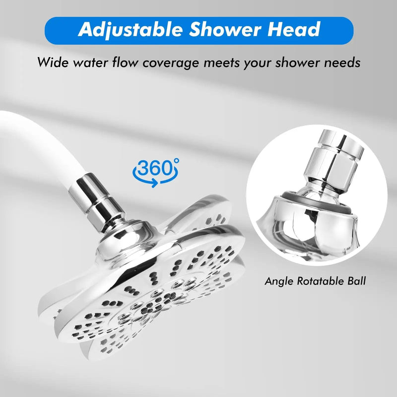 High Pressure Combo Handheld Shower Head by DirectDeals