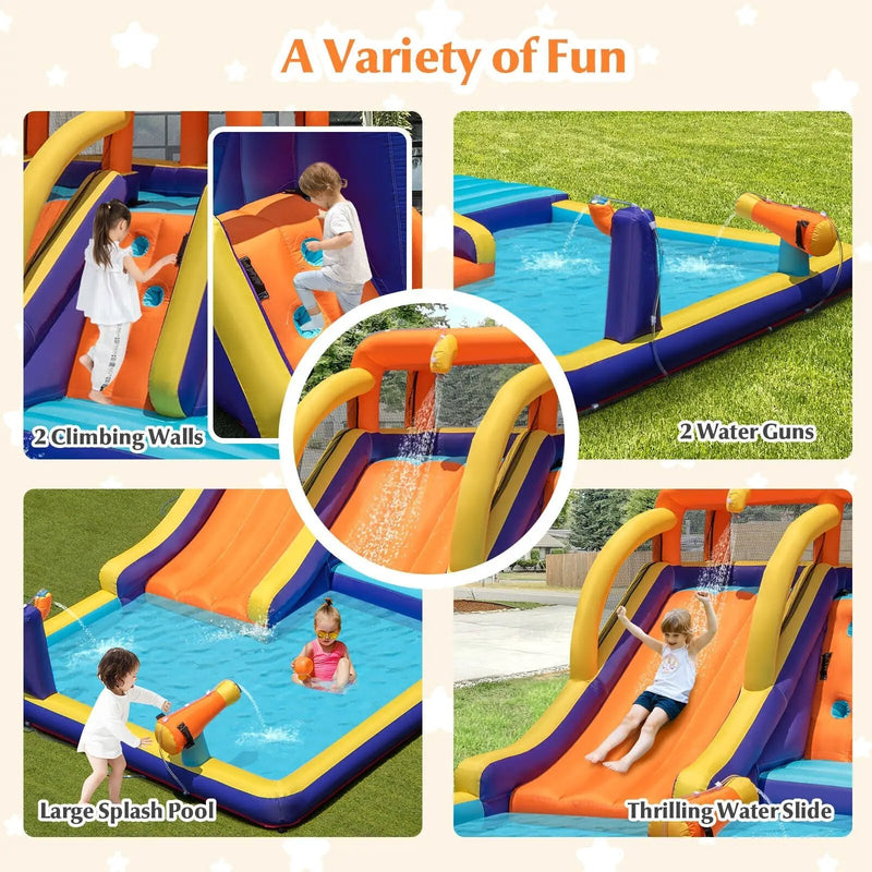 4-in-1 Kids Bounce Castle with Splash Pool without Blower by DirectDeals