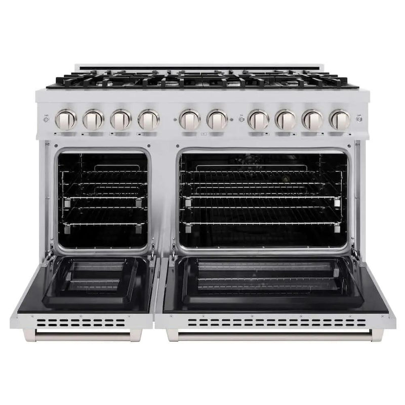 ZLINE 48" Select Gas Range Convection Gas Oven Stainless Steel HGR48 by Farmhouse Kitchen and Bath
